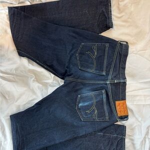The Flat Head 3002 14.5 oz Slim Tapered Dark Blue Denim Jeans